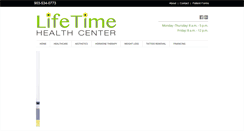 Desktop Screenshot of lifetimehealthcenter.com